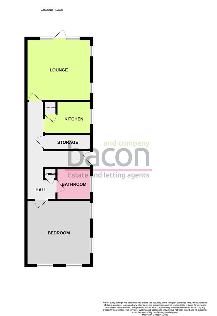 Floor Plan | Flat | Bath Road, Worthing | Sold - Subject to Contract